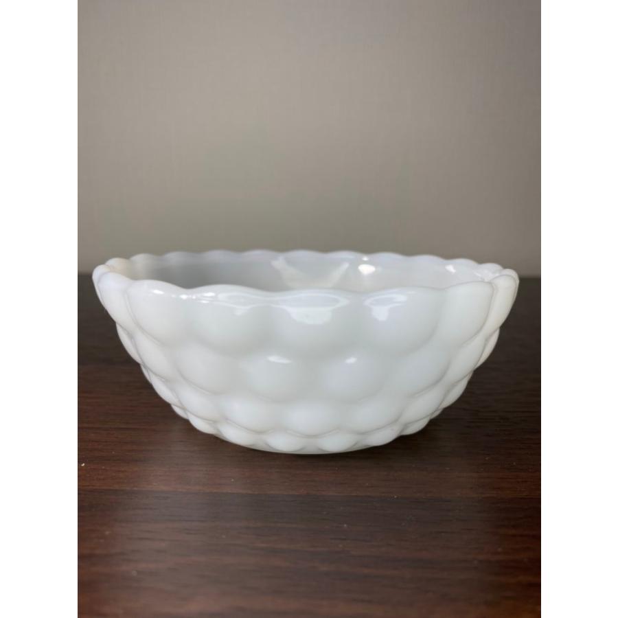 FIRE KING ファイヤーキング バブル フルーツボウル 白色