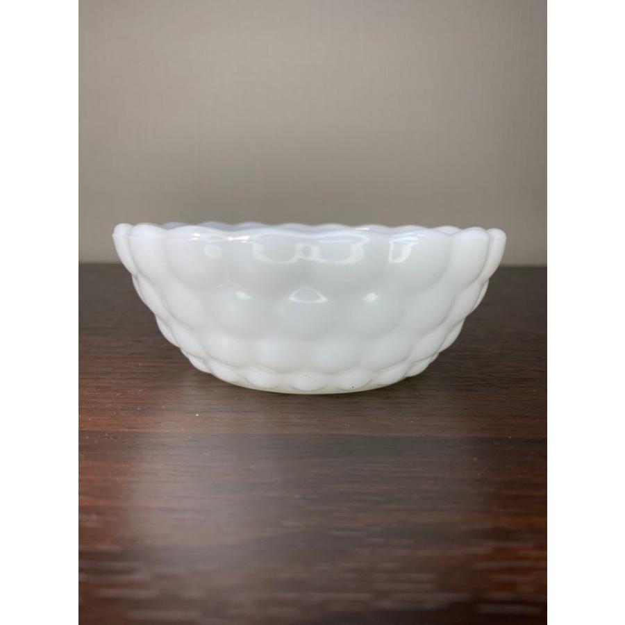 FIRE KING ファイヤーキング バブル フルーツボウル 白色