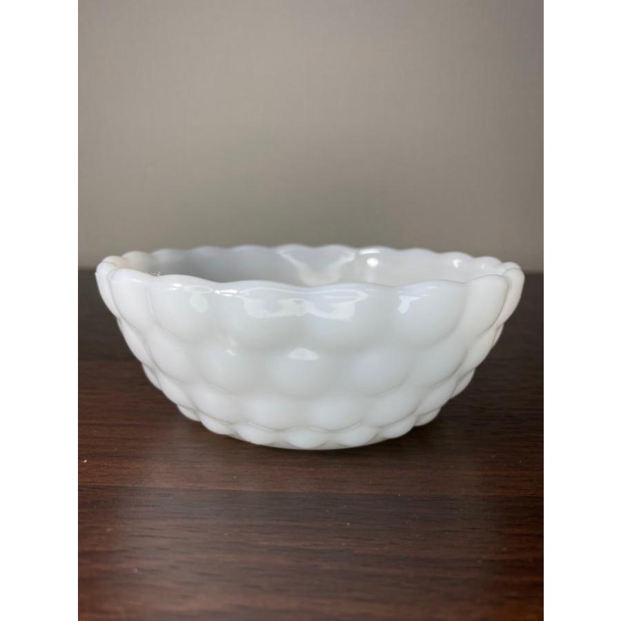 FIRE KING ファイヤーキング バブル フルーツボウル 白色