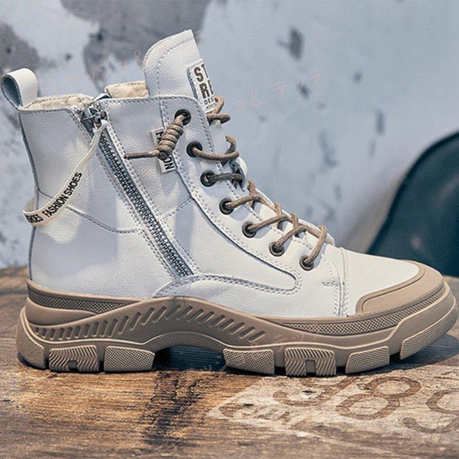 シューズ レディース 40代 おしゃれ ハイカットスニーカー ヒール ブーツ ミドルブーツ レザー 人気 厚底 履きやすい 撥水 春夏 秋冬 通勤 靴 ギフト プレゼント ご褒美 ハイカットスニーカー