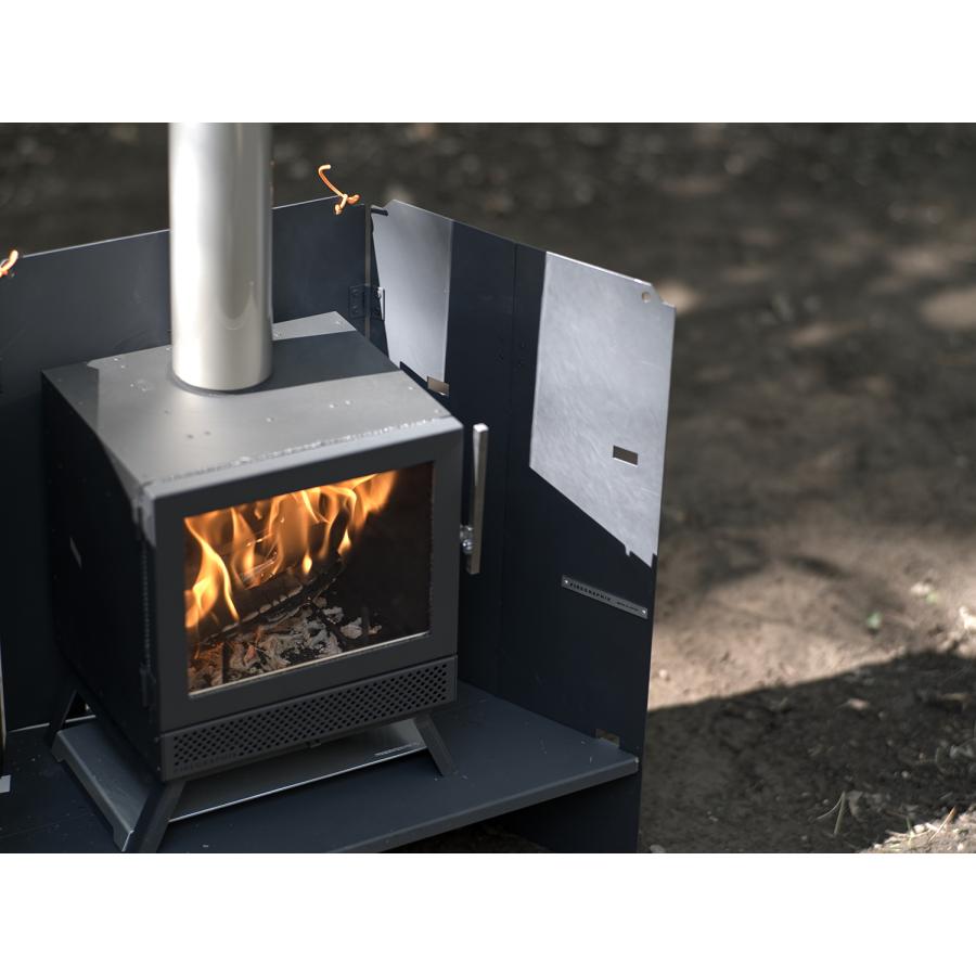 <FG066>FGシールド/BLISS-miniスタンド/風除けスタンド/焚火台/ランタンスタンド/薪棚/テントアイテム |  | 09