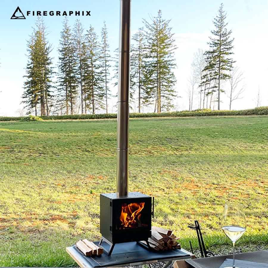 <FG070>FIREGRAPHIX 5周年記念 限定モデルBLISS-mini 薪ストーブと煙突と遮熱板とバッグの4点セット |  | 13