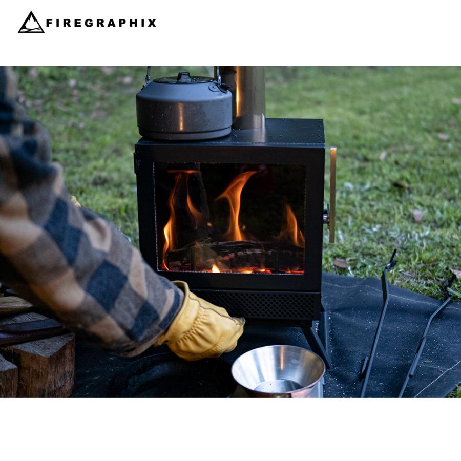 <FG070>FIREGRAPHIX 5周年記念 限定モデルBLISS-mini 薪ストーブと煙突と遮熱板とバッグの4点セット |  | 14