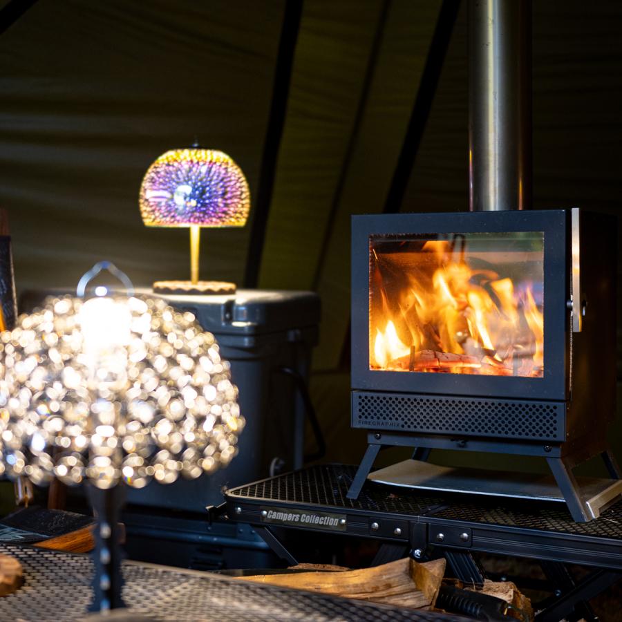 <FG070>FIREGRAPHIX 5周年記念 限定モデルBLISS-mini 薪ストーブと煙突と遮熱板とバッグの4点セット |  | 15