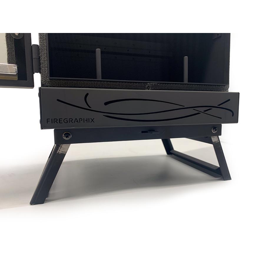 <FG070>FIREGRAPHIX 5周年記念 限定モデルBLISS-mini 薪ストーブと煙突と遮熱板とバッグの4点セット |  | 01