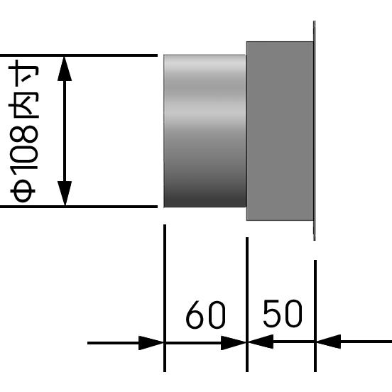 <FG403>外気導入アダプター450 ( WOOD STOVE 450 DAICHI MODEL用 ) ※受注生産 納期約1ヶ月〜 |  | 04
