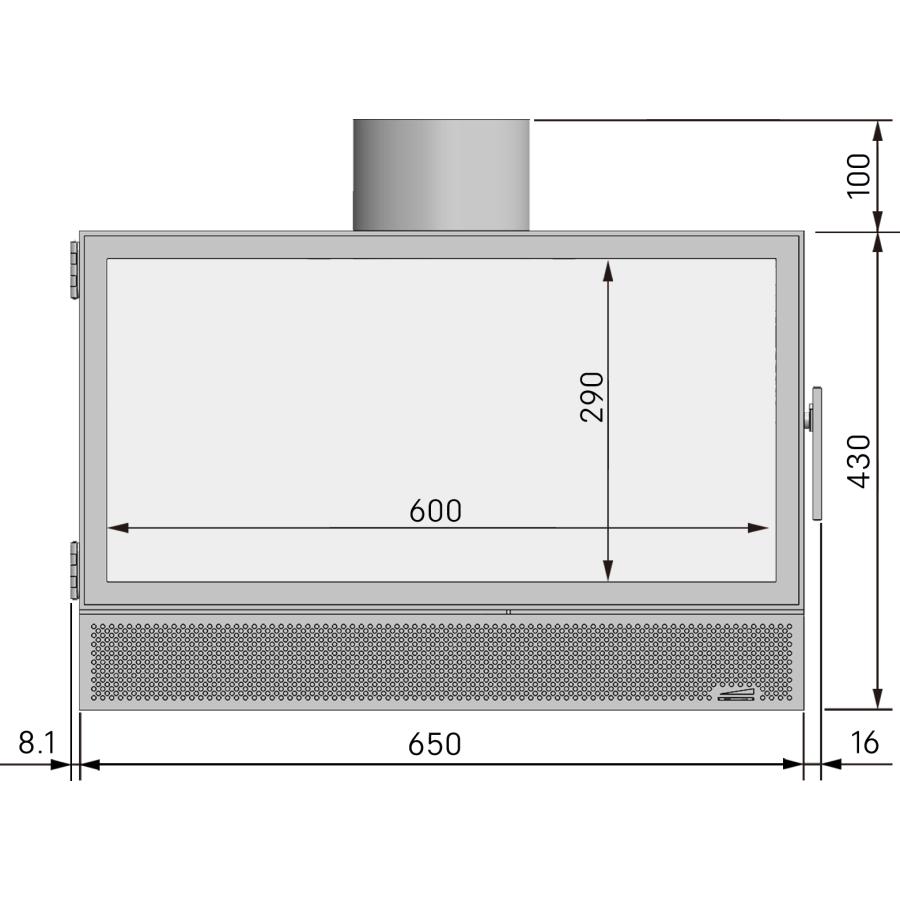 <FG601>WOOD STOVE 650 DAICHI MODEL ※受注生産 納期約1ヶ月〜 |  | 03