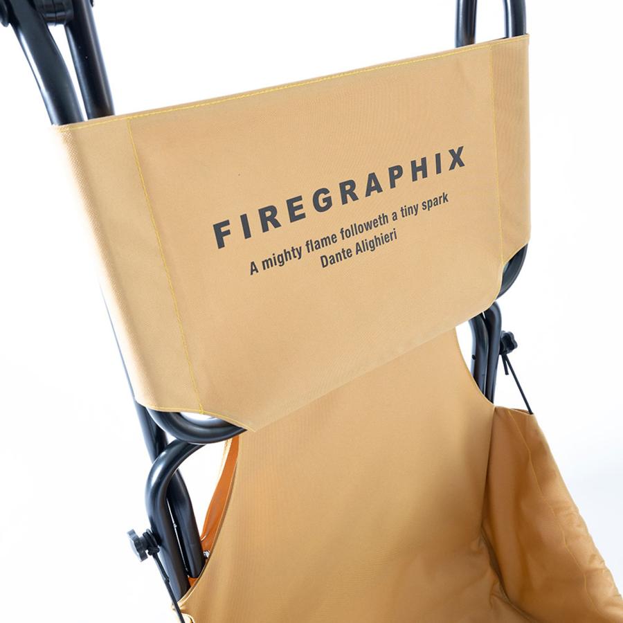 FG801FGB＞FIREGRAPHIX x CAPコラボ バギーチェア ＜ブラック Dante