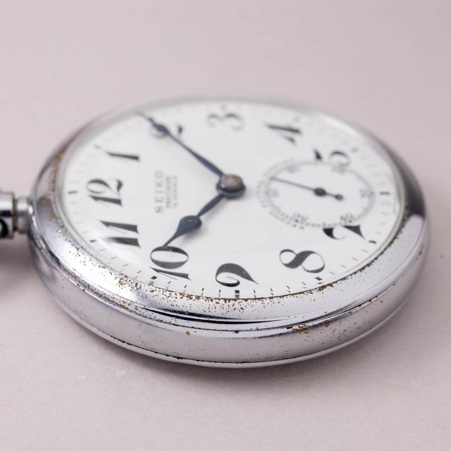 開店記念セール開店記念セールセイコー 19セイコー 鉄道時計 国鉄 1965年製（昭和40年製）懐中時計 メンズ腕時計 