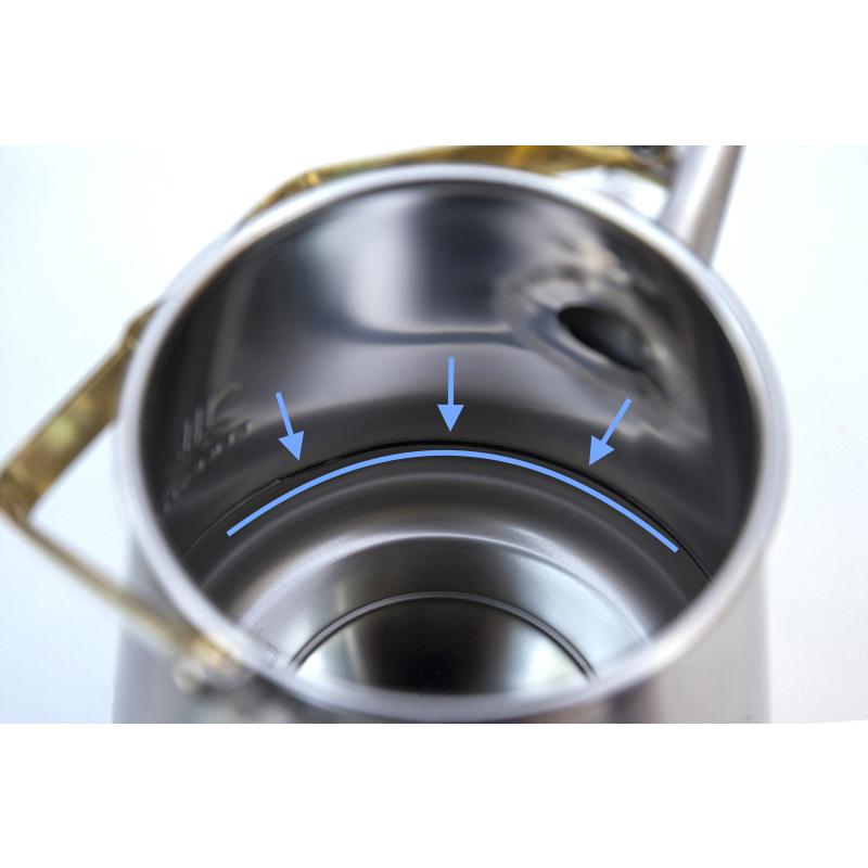 ファイヤーサイド 1.0Lトリップケトル（サテンシルバー） 29015 |  | 10