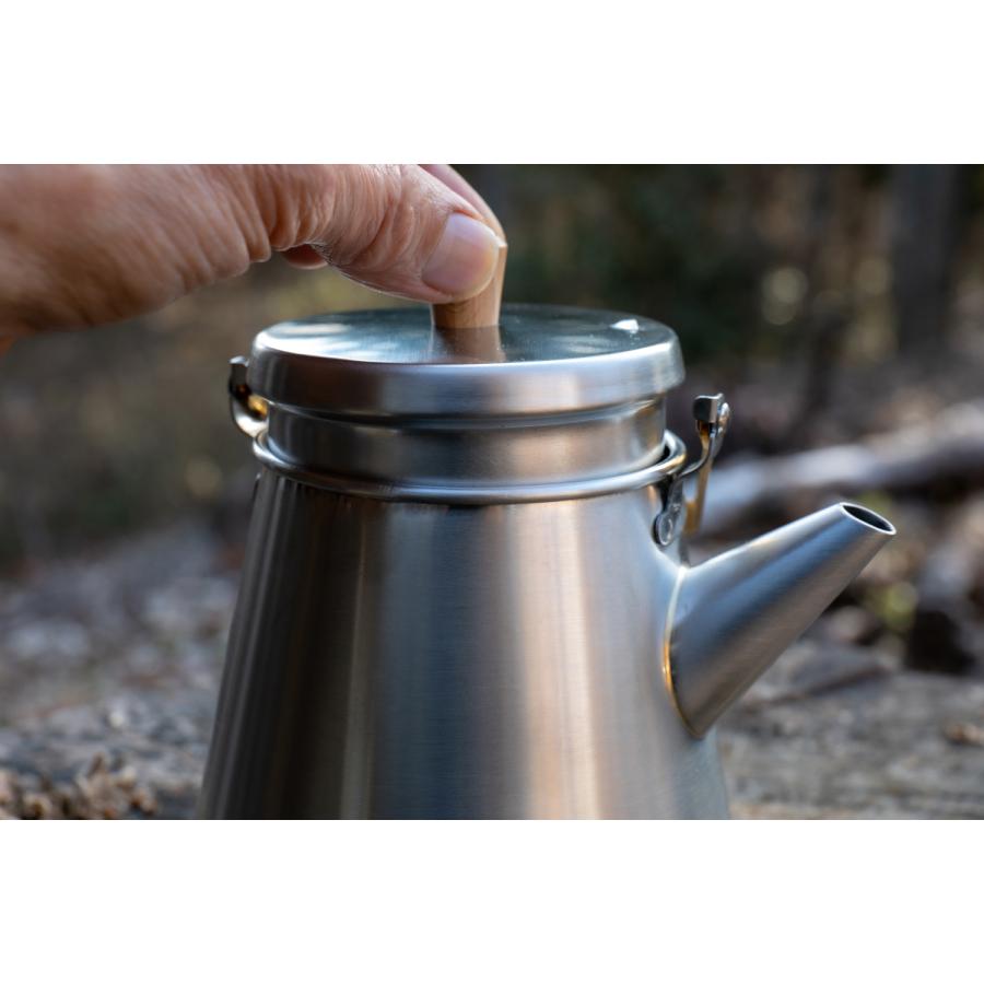 ファイヤーサイド 1.0Lトリップケトル（サテンシルバー） 29015 |  | 14