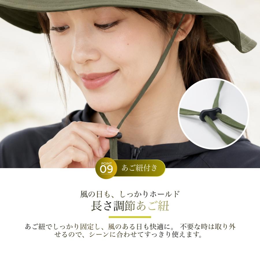 サファリハット アドベンチャーハット アウトドア 帽子 撥水 UVカット