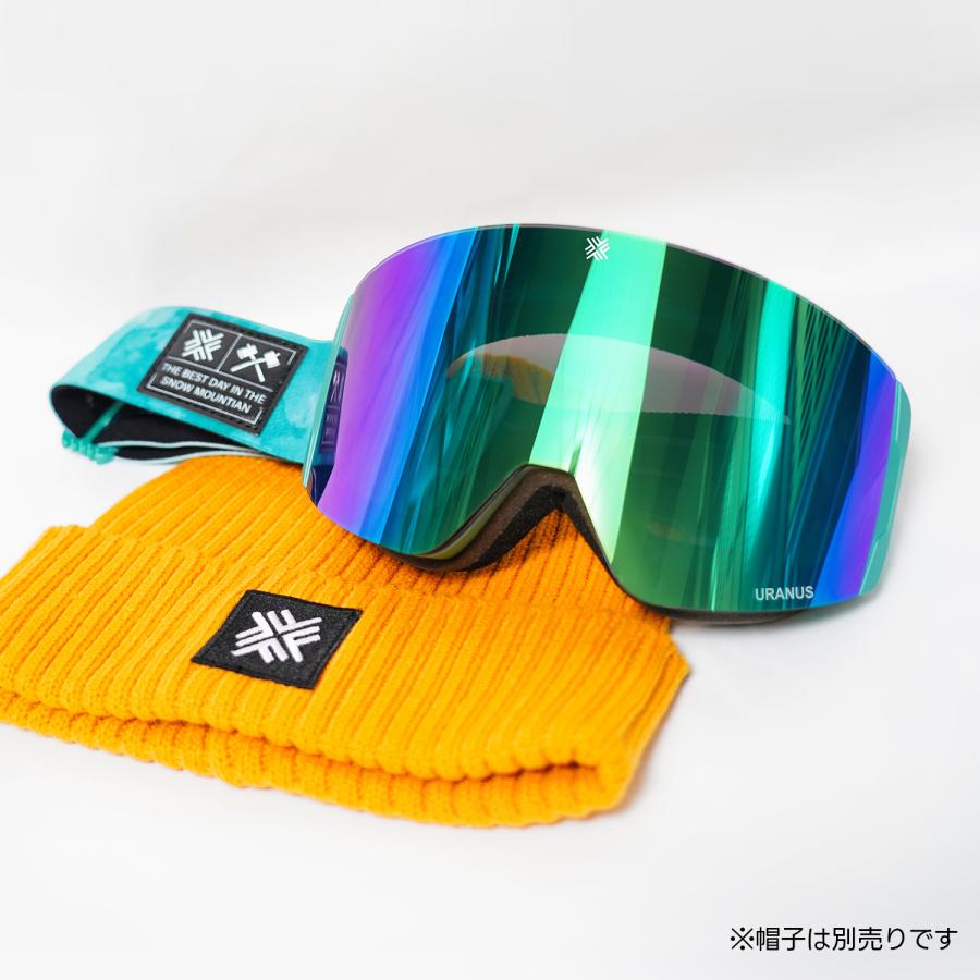 スノーゴーグル ダブルレンズ アジアフィット クイックレンズ交換