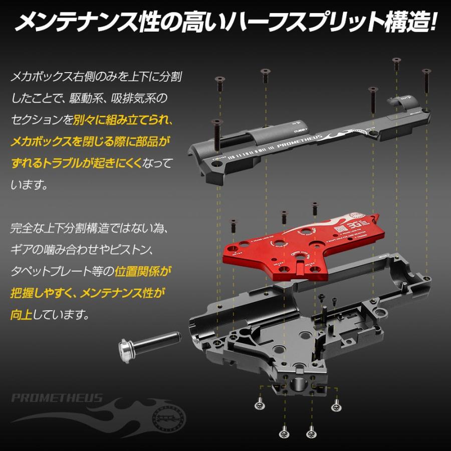 プロメテウス Egハードギアフレーム Ver 2メカボックス互換 6mm軸受け用 専用スプリングガイド付き Prometheu Laylax ライラクス ファースト Paypayモール店 通販 Paypayモール