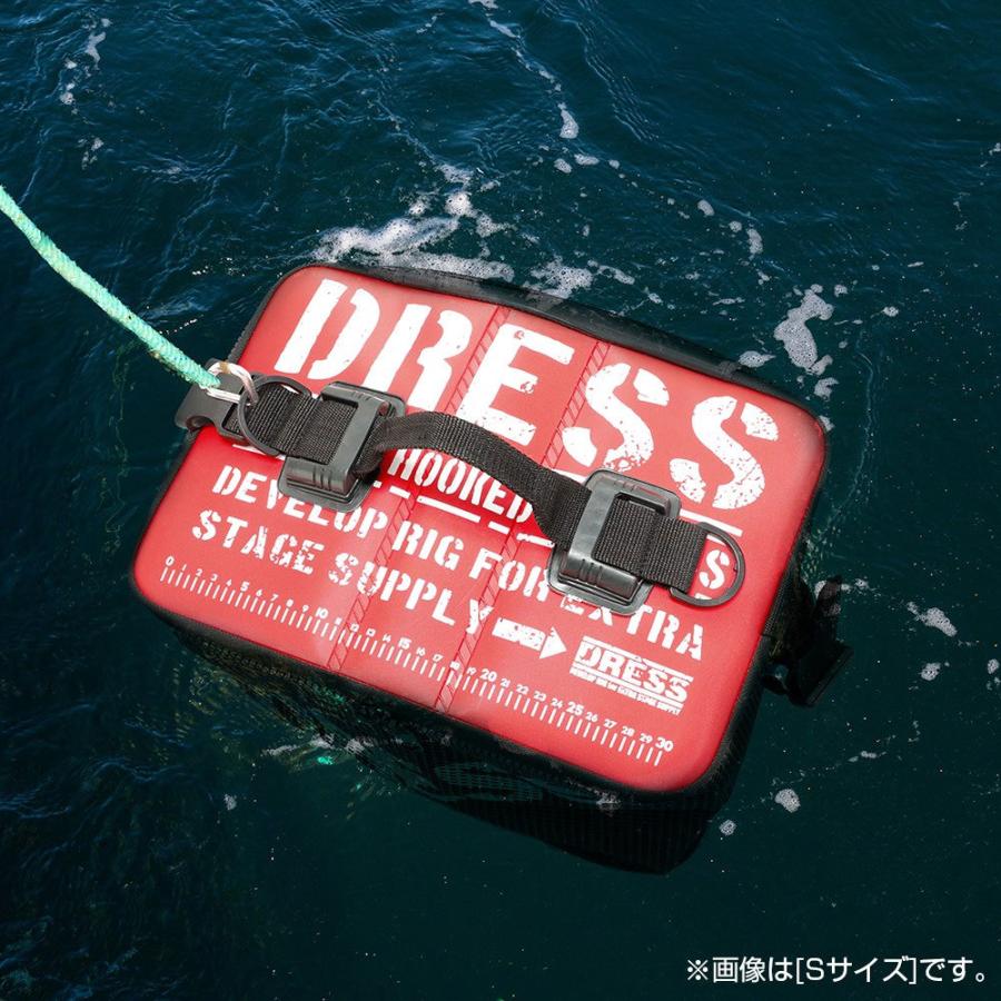 Dress ドレス 折りたたみ フローティングスカリ Lサイズ 日本製 釣り 魚 活かす ウレタン 浮く フィッシング 持ち運び