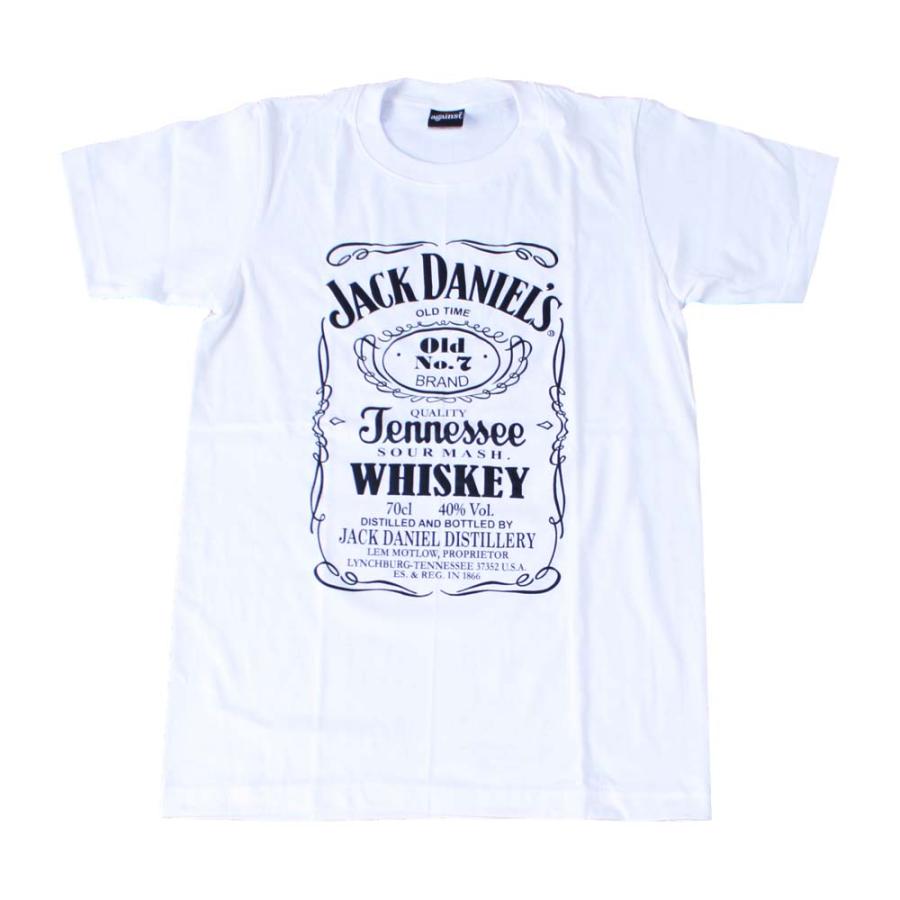 Tシャツ バンドTシャツ ロックTシャツ 半袖 【7色】(AG) ジャックダニエル JACK DANIEL'S 2 MIX S/S 黒 白 グレー 緑 エンジ マスタード 紺 お酒 ウイスキー｜first-line｜03