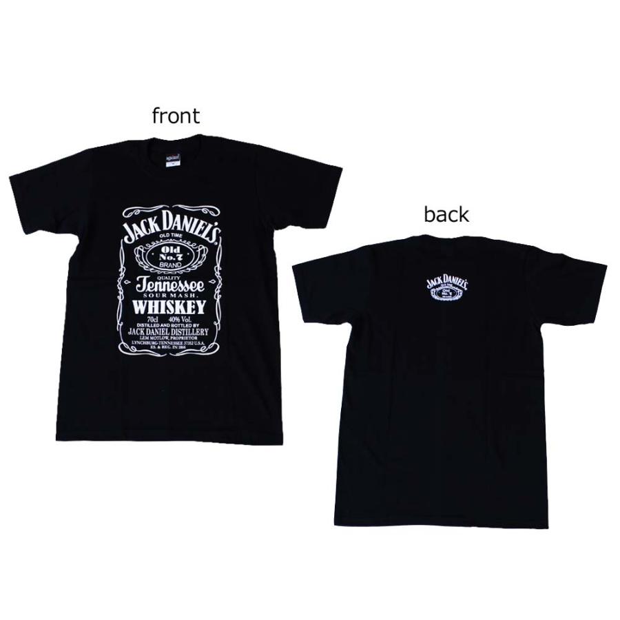 Tシャツ バンドTシャツ ロックTシャツ 半袖 【7色】(AG) ジャックダニエル JACK DANIEL'S 2 MIX S/S 黒 白 グレー 緑 エンジ マスタード 紺 お酒 ウイスキー｜first-line｜09