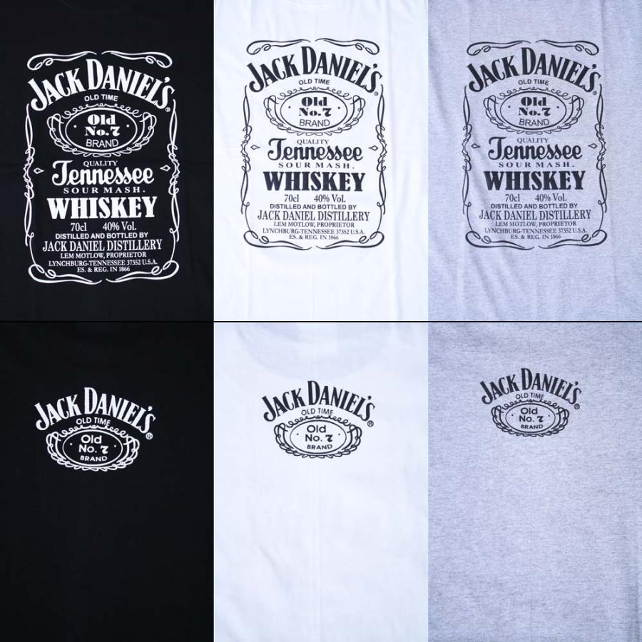 Tシャツ バンドTシャツ ロックTシャツ 半袖 【7色】(AG) ジャックダニエル JACK DANIEL'S 2 MIX S/S 黒 白 グレー 緑 エンジ マスタード 紺 お酒 ウイスキー｜first-line｜10