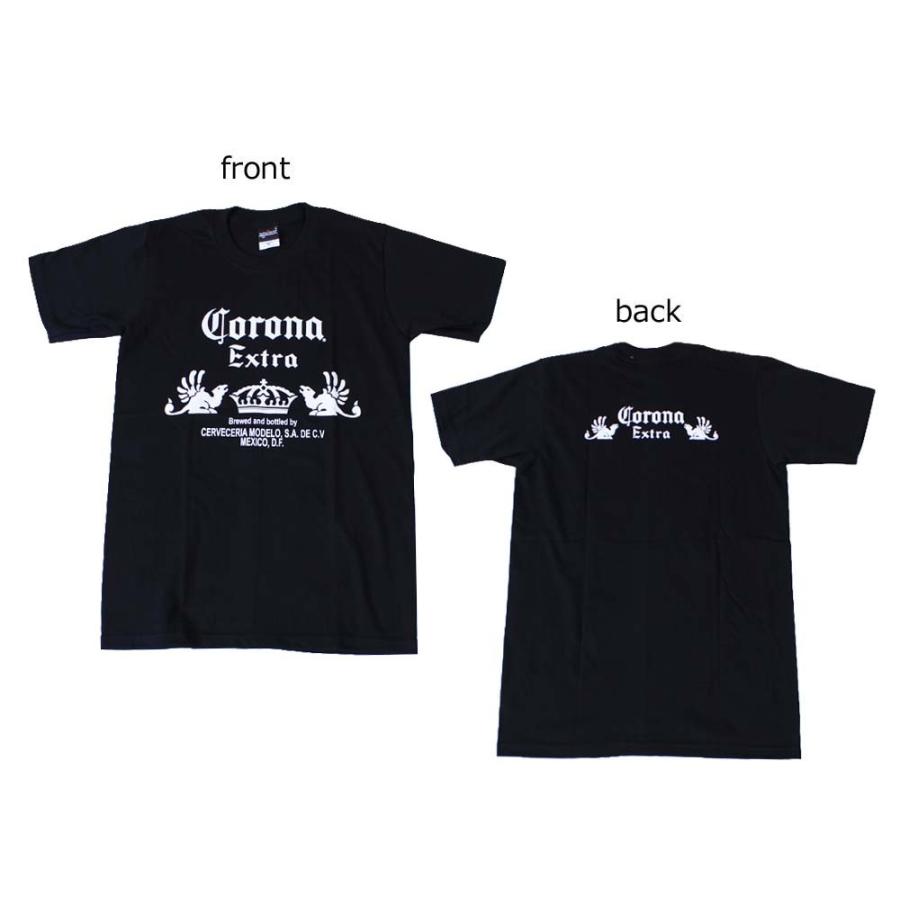 Tシャツ バンドTシャツ ロックTシャツ 半袖 【4色】(AG) コロナ エキストラ CORONA EXTRA 2 MIX S/S 黒 白 グレー 紺 お酒 ビール BEER｜first-line｜07