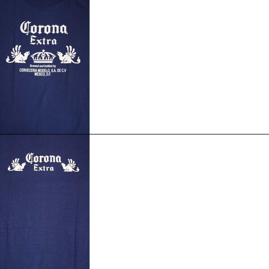 Tシャツ バンドTシャツ ロックTシャツ 半袖 【4色】(AG) コロナ エキストラ CORONA EXTRA 2 MIX S/S 黒 白 グレー 紺 お酒 ビール BEER｜first-line｜09