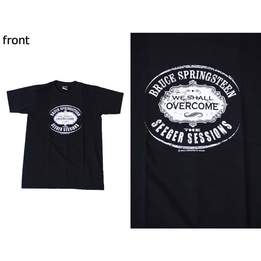 Tシャツ バンドTシャツ ロックTシャツ 半袖 (AG) ブルーススプリングスティーン BRUCE SPRINGSTEEN 1 BLK S/S 黒｜first-line｜02