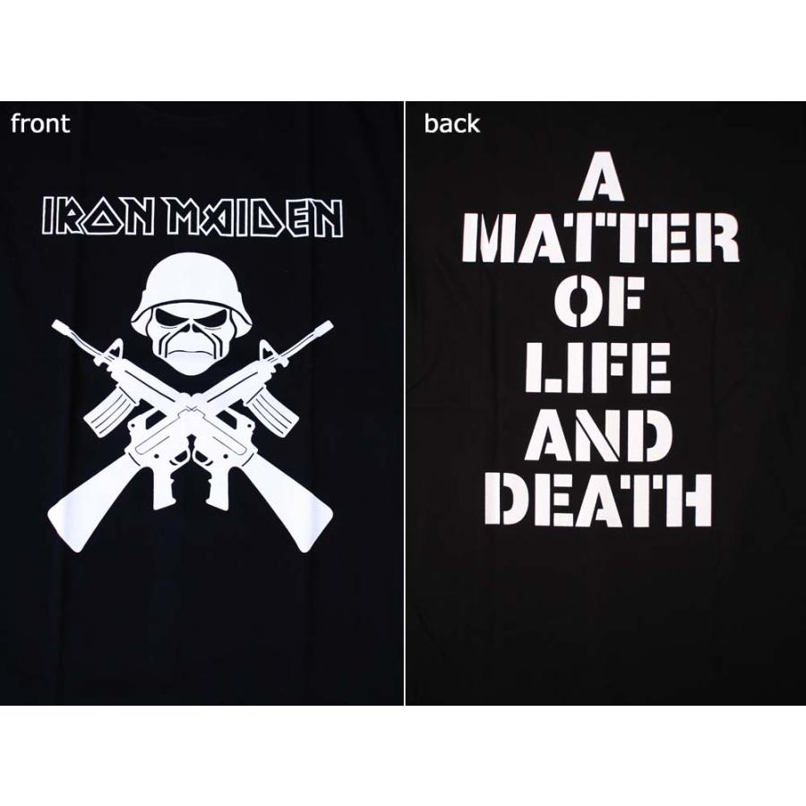 Tシャツ バンドTシャツ ロックTシャツ 半袖 (AG) アイアンメイデン IRON MAIDEN 1 BLK S/S 黒 |  | 02
