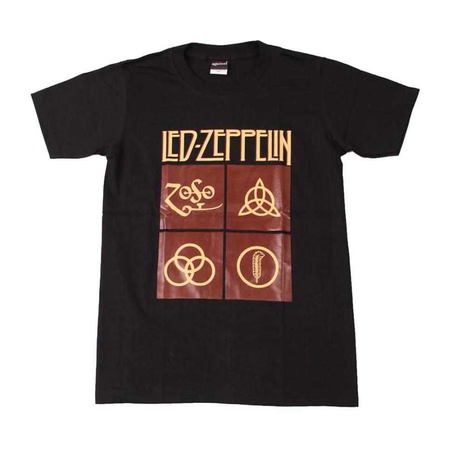 訳アリ未使用 LED ZEPPELIN レッド ツェッペリン Tシャツ L LED ZEPPELIN レッドツェッペリン Logo & Symbols Tシャツ : GEEKHEAD