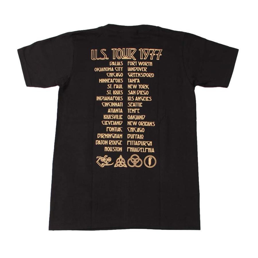 Tシャツ バンドTシャツ ロックTシャツ 半袖 (AG) レッドツェッペリン LED ZEPPELIN 3 BLK S/S 黒｜first-line｜02