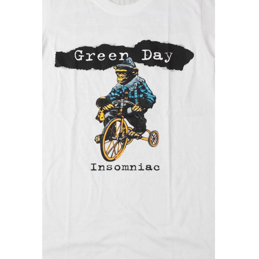 Tシャツ バンドTシャツ ロックTシャツ 半袖 (AG) グリーンデイ GREEN DAY 3 WHT S/S 白｜first-line｜03