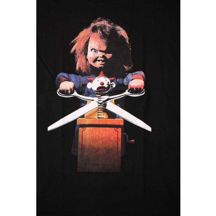Tシャツ バンドtシャツ ロックtシャツ 半袖 Bw チャイルドプレイ Child S Play チャッキー 3 Blk S S 黒 映画 Bw 22b First Line 通販 Yahoo ショッピング