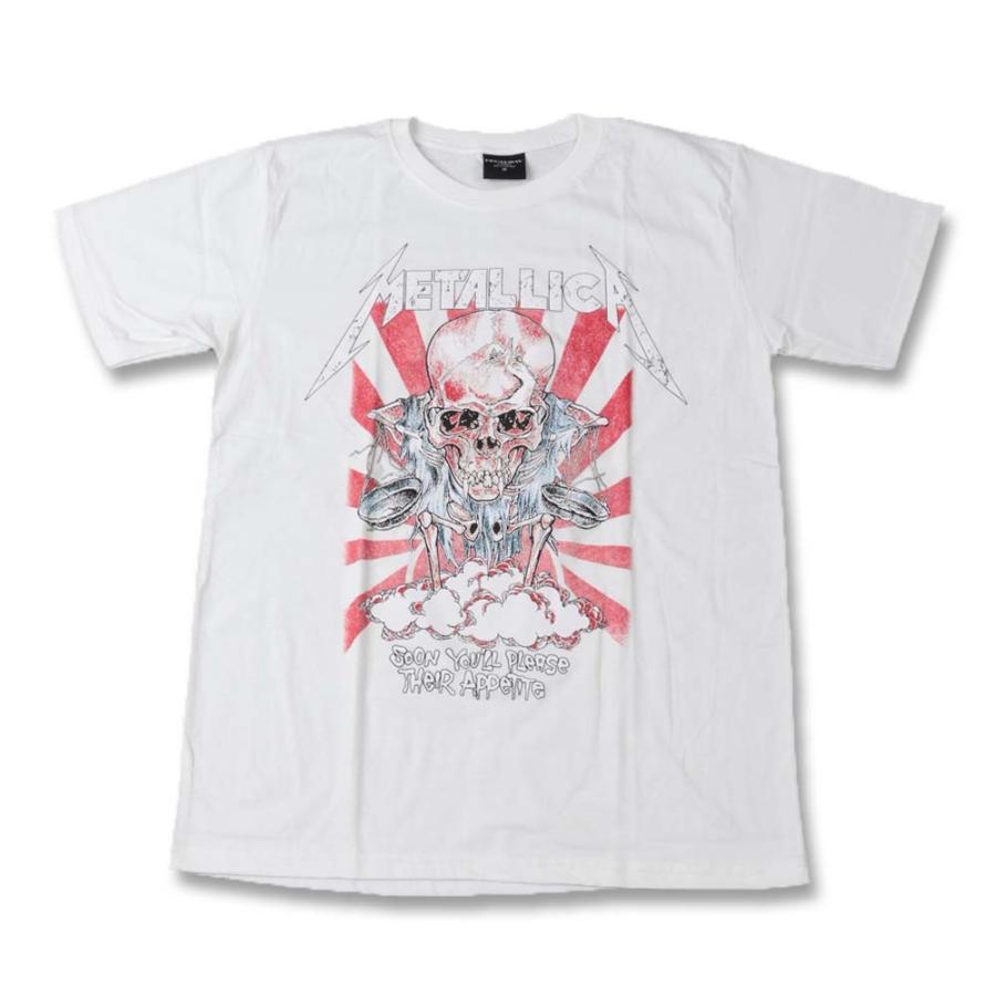 Tシャツ バンドTシャツ ロックTシャツ 半袖 (BW) メタリカ METALLICA 9 WHT S/S 白 :bw-2357w:First