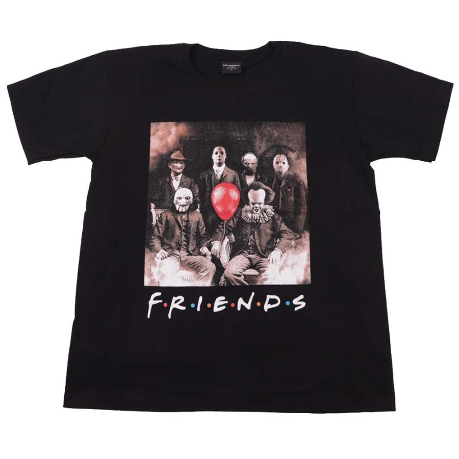 Tシャツ バンドTシャツ ロックTシャツ 半袖 (BW) フレンズ FRIENDS