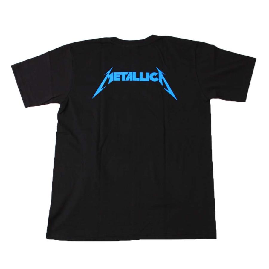 Tシャツ バンドTシャツ ロックTシャツ 半袖 (BW) メタリカ