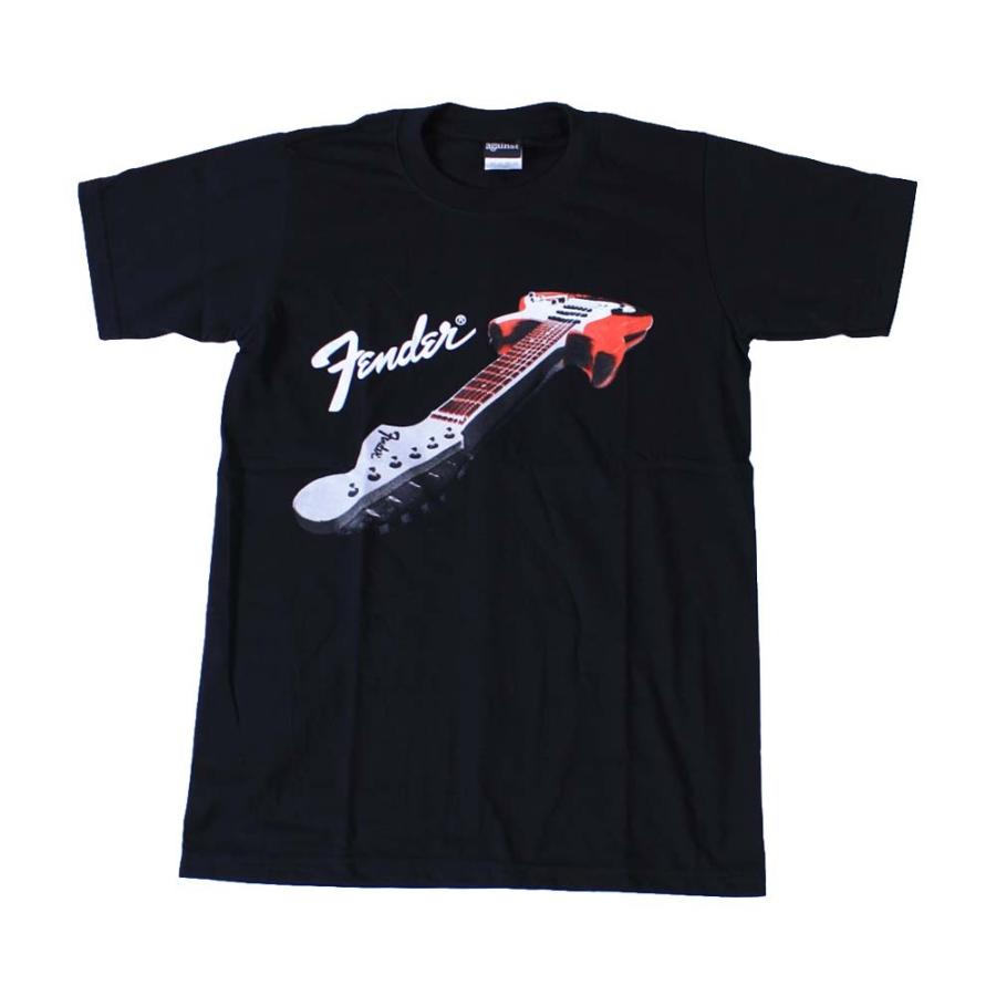 Tシャツ バンドTシャツ ロックTシャツ 半袖 (AG) フェンダー FENDER 5 BLK S/S 黒｜first-line