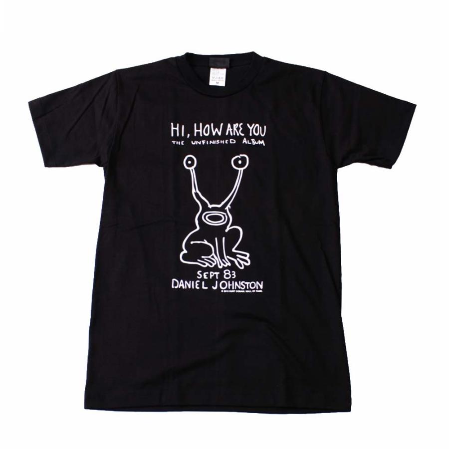 Tシャツ バンドTシャツ ロックTシャツ 半袖 (W) ニルヴァーナ/ニルバーナ NIRVANA 29 BLK S/S 黒 ダニエルジョンストン DANIEL JOHNSTON｜first-line