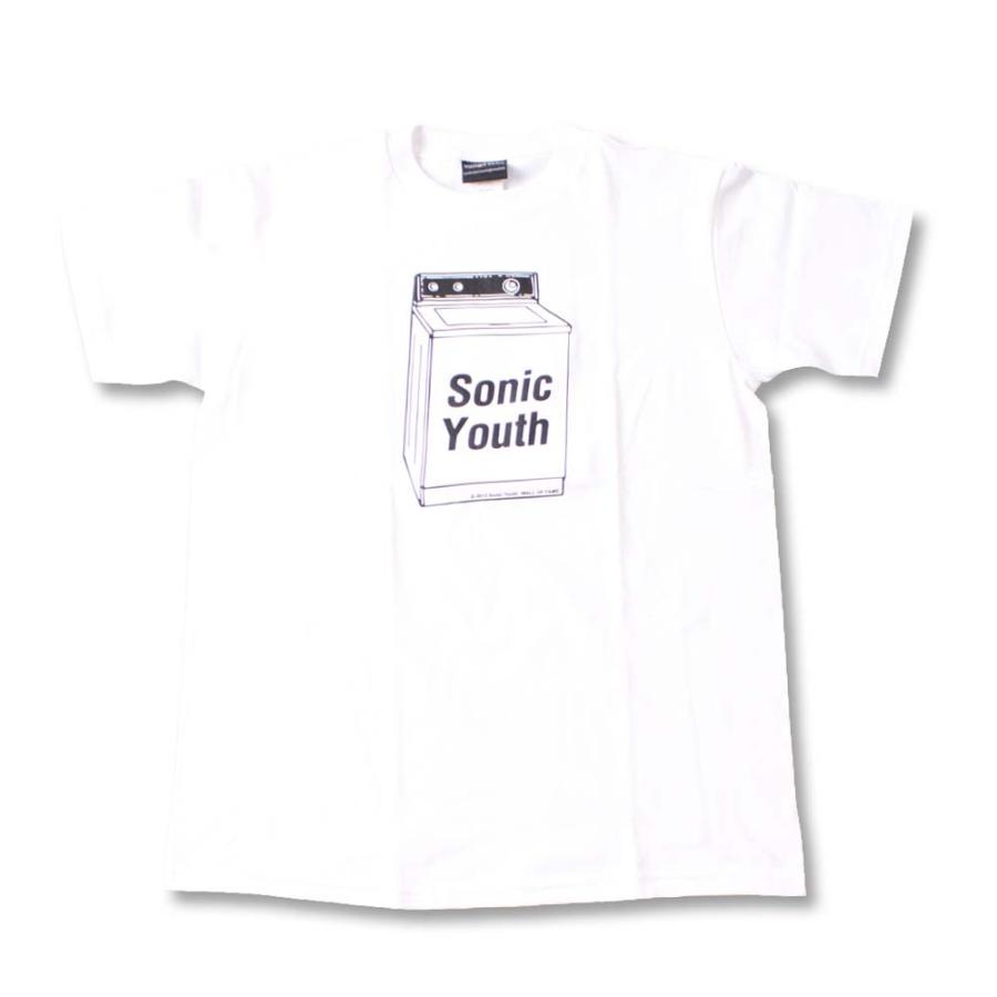 Tシャツ バンドTシャツ ロックTシャツ 半袖 (W) ソニックユース SONIC YOUTH 4 WHT S/S 白｜first-line