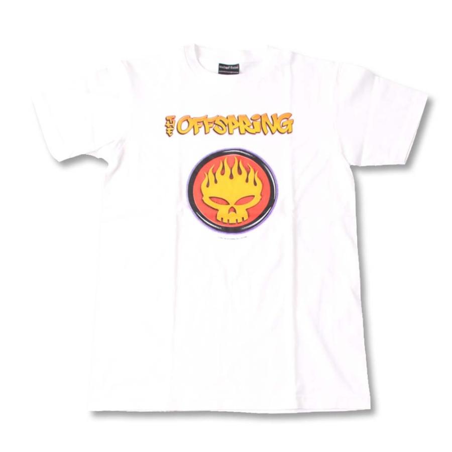 Tシャツ バンドTシャツ ロックTシャツ 半袖 (W) オフスプリング THE OFFSPRING 3 WHT S/S 白｜first-line