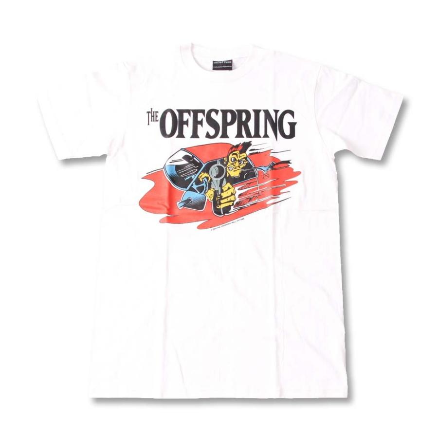 Tシャツ バンドtシャツ ロックtシャツ 半袖 W オフスプリング The Offspring 4 Wht S S 白 K0122w First Line 通販 Yahoo ショッピング