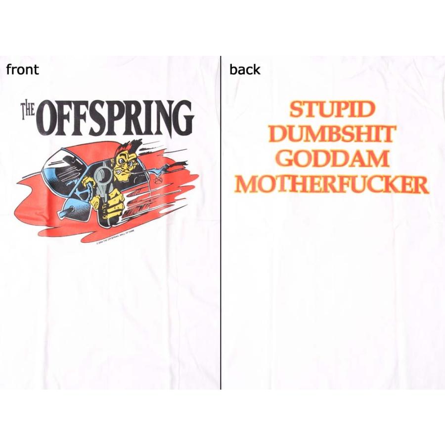 Tシャツ バンドtシャツ ロックtシャツ 半袖 W オフスプリング The Offspring 4 Wht S S 白 K0122w First Line 通販 Yahoo ショッピング