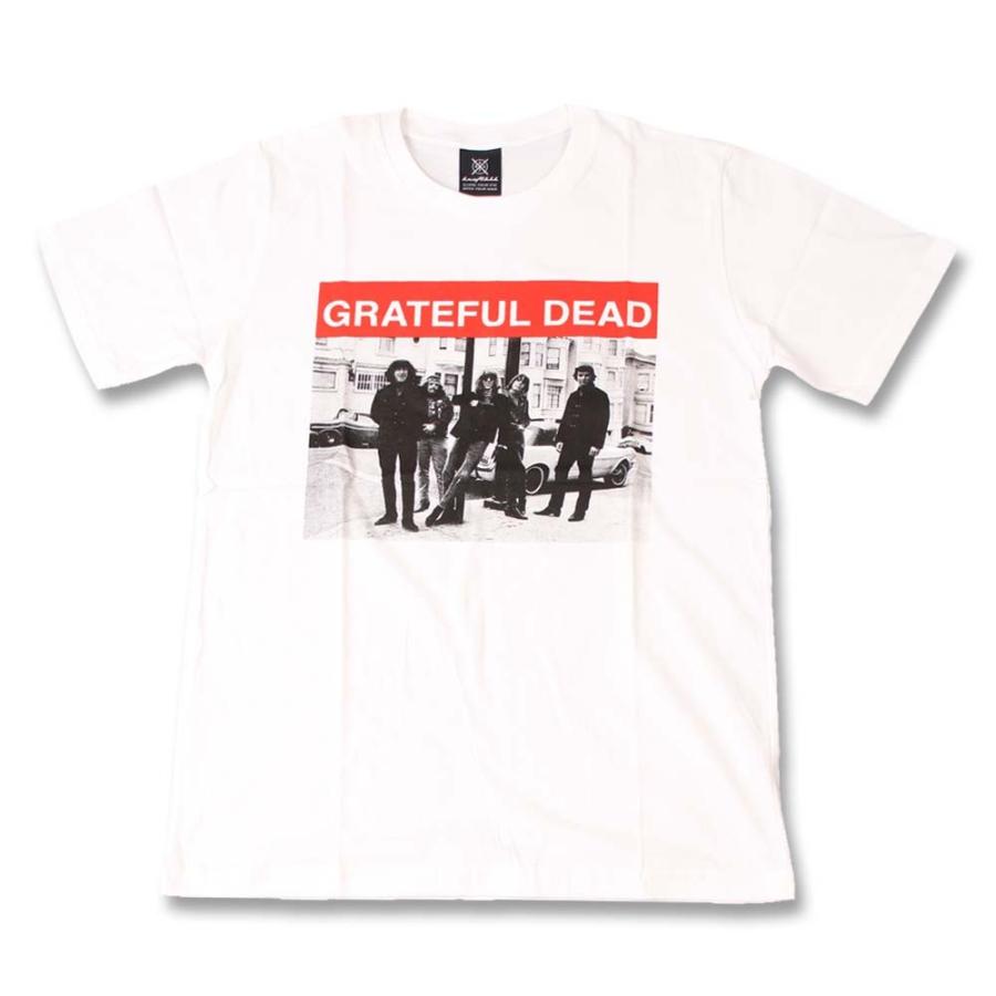 Tシャツ バンドTシャツ ロックTシャツ 半袖 (KR) グレイトフルデッド THE GRATEFUL DEAD 2 WHT S/S 白｜first-line