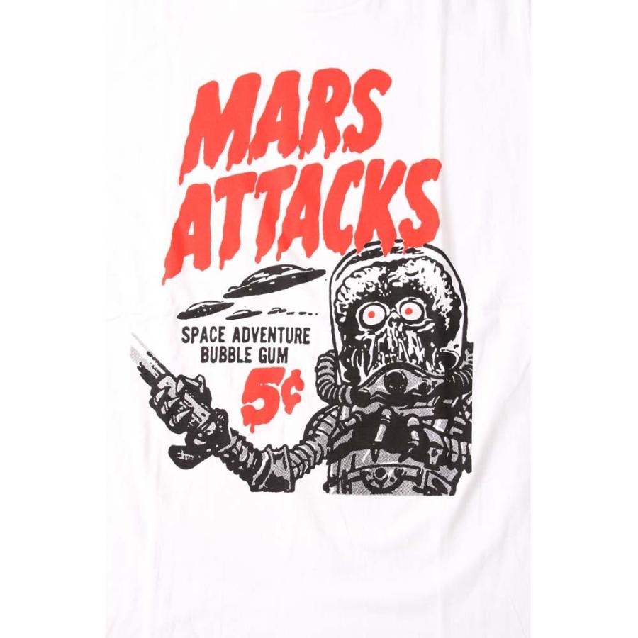 Tシャツ バンドTシャツ ロックTシャツ 半袖 (KR) マーズアタック MARS ATTACKS 1 WHT S/S 白 映画｜first-line｜02