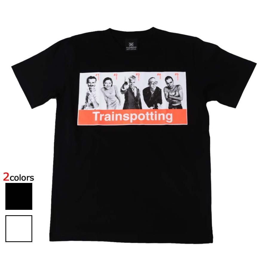 Tシャツ バンドTシャツ ロックTシャツ 半袖 【2色】(KR) トレインスポッティング TRAINSPOTTING 2 MIX S/S 黒