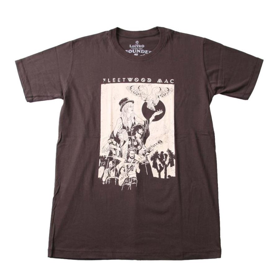 Tシャツ バンドTシャツ ロックTシャツ 半袖 (LE) フリートウッドマック FLEETWOOD MAC 1 CHA S/S チャコール｜first-line