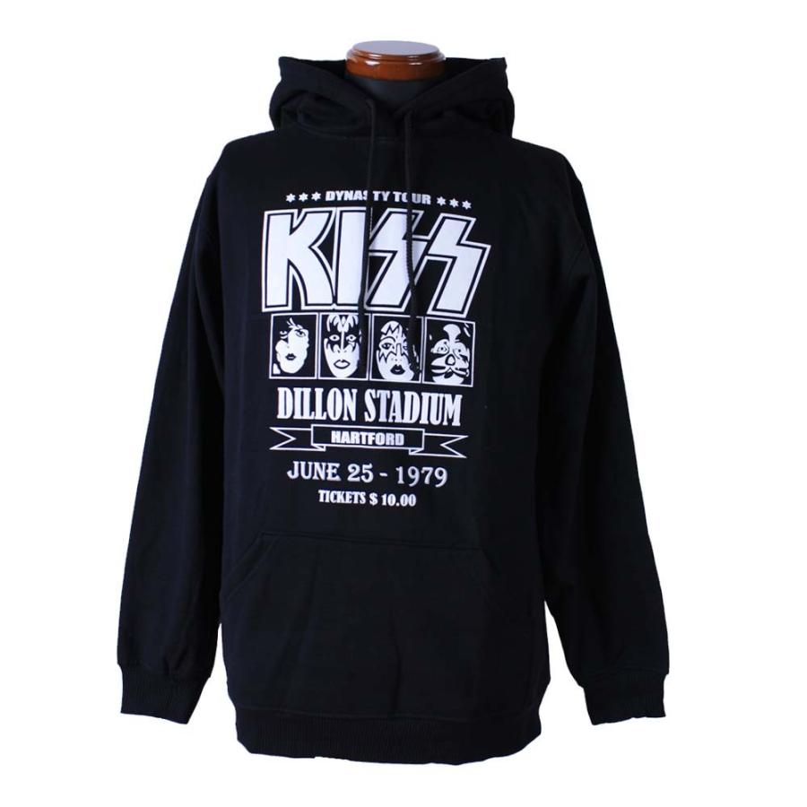 パーカー スウェットパーカ バンド ロック (AG) キッス KISS 1 BLK