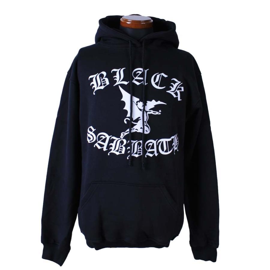 パーカー スウェットパーカ バンド ロック (AG) ブラックサバス BLACK SABBATH 1 BLK PARKA 黒｜first-line｜02