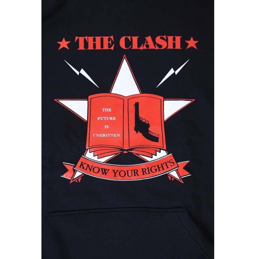 パーカー スウェットパーカ バンド ロック (AG) クラッシュ THE CLASH 1 BLK PARKA 黒｜first-line｜03