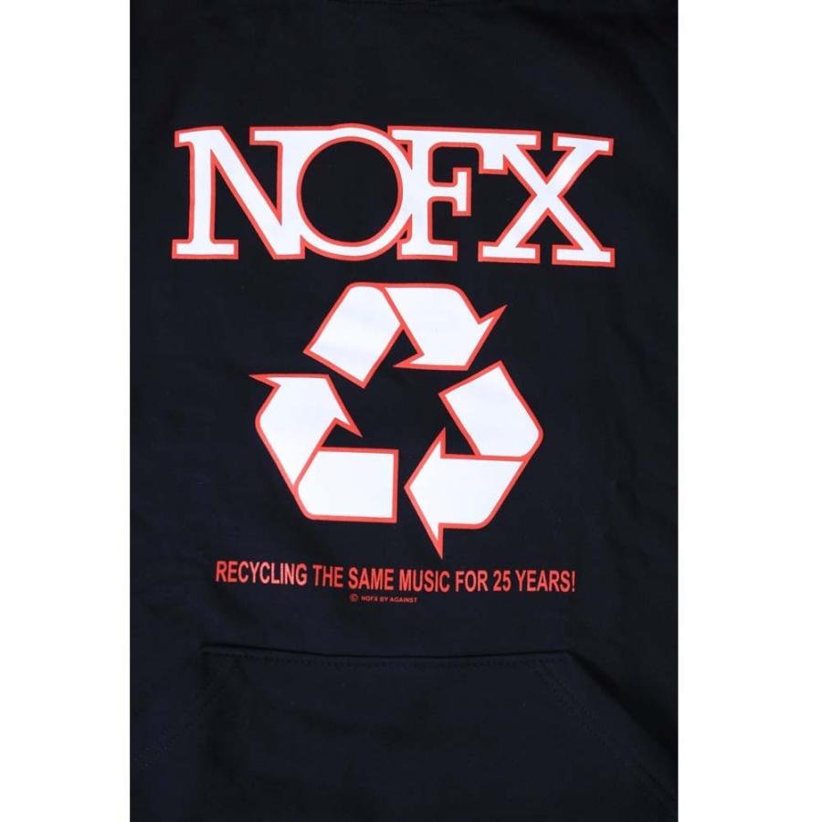 パーカー スウェットパーカ バンド ロック (AG) ノーエフエックス NOFX 1 BLK PARKA 黒｜first-line｜03