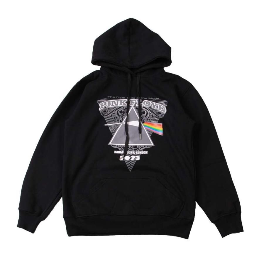 パーカー スウェットパーカ バンド ロック (AG) ピンクフロイド PINK FLOYD 1 BLK PARKA 黒｜first-line