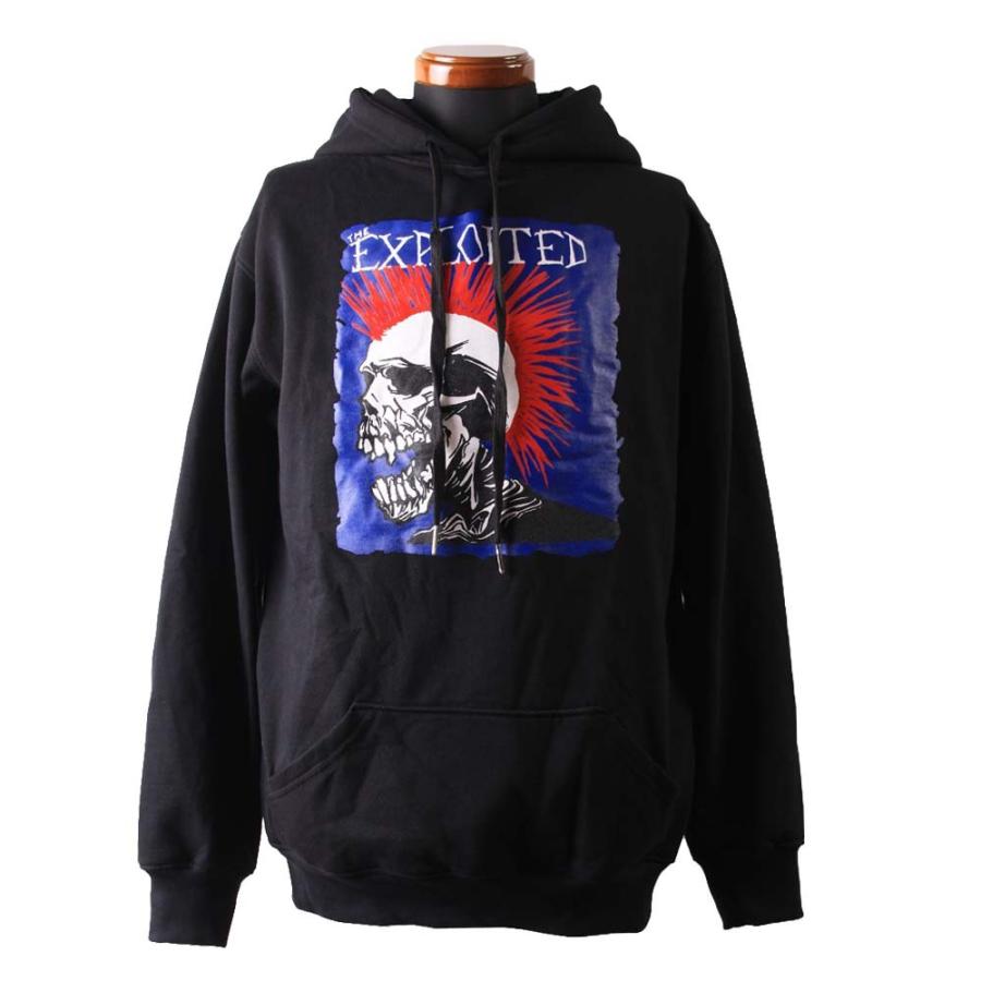 パーカー スウェットパーカ バンド ロック (AG) エクスプロイテッド THE EXPLOITED 2 BLK PARKA 黒｜first-line｜02