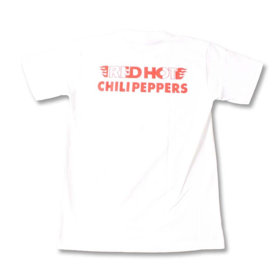 Tシャツ バンドTシャツ ロックTシャツ 半袖 (W) レッドホットチリペッパーズ/ レッチリ RED HOT CHILI PEPPERS 5 WHT S/S 白｜first-line｜02